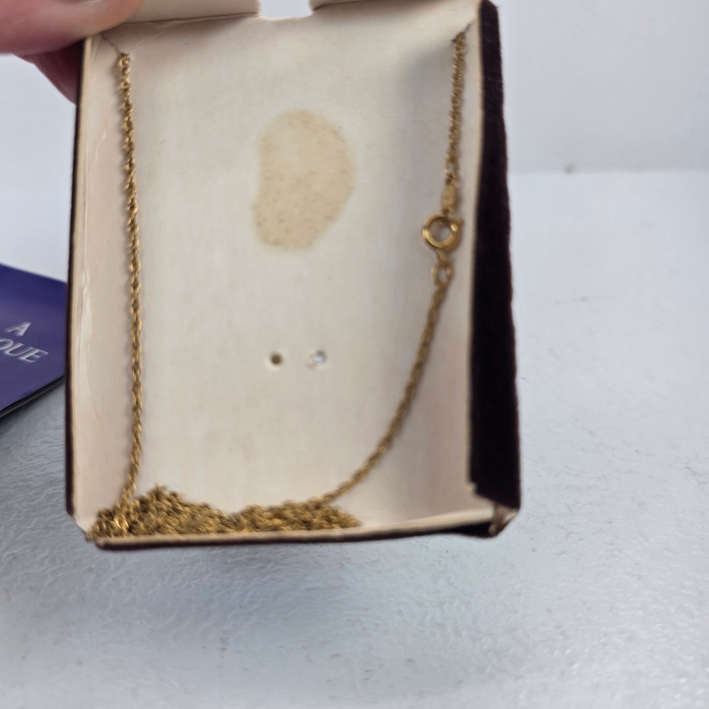 Goebel Hummel Olszewski Miniature Gold Vermeil Cage What Now Pendant Necklace - Picture 4 of 8